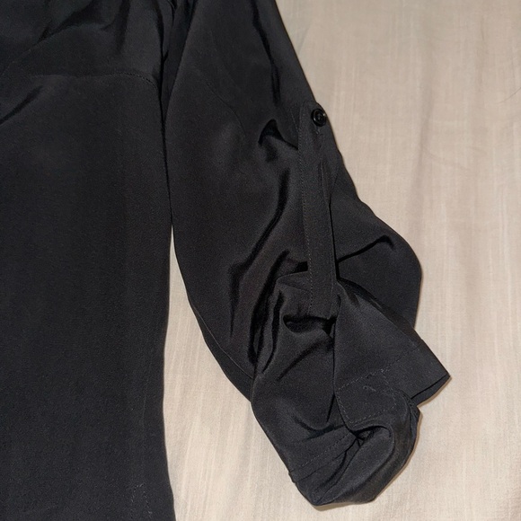 Akris Punto Blue Color block Wave Silk  Blouse (21) - Picture 7 of 8